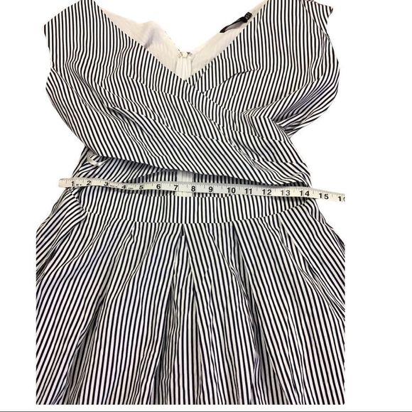 NWT!  DOE & Rae Stella Blue & White Striped Dress - Picture 8 of 12